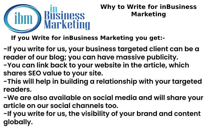 Why Write for the In Business Marketing